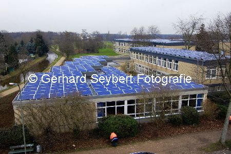 solaranlage auf der Anne-Frank-Hauptschule Geldern