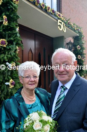 Goldhochzeit Gertrud und Wilhelm Baumann aus Issum