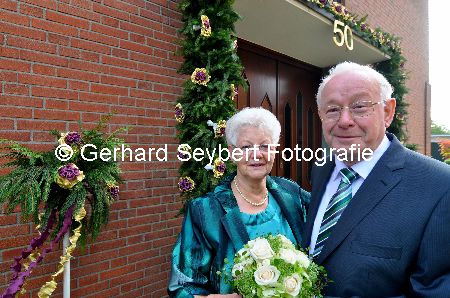 Goldhochzeit Gertrud und Wilhelm Baumann aus Issum